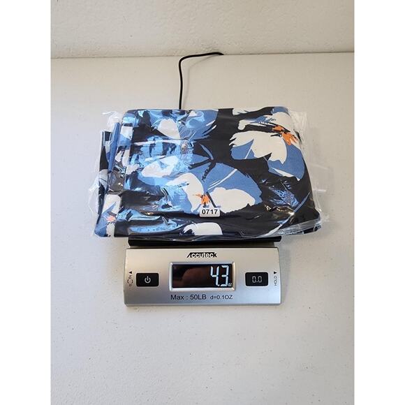 Milly Minis Dress Girls 8 Navy Blue White Floral Sleeveless Lined A Line Shift - Picture 9 of 9